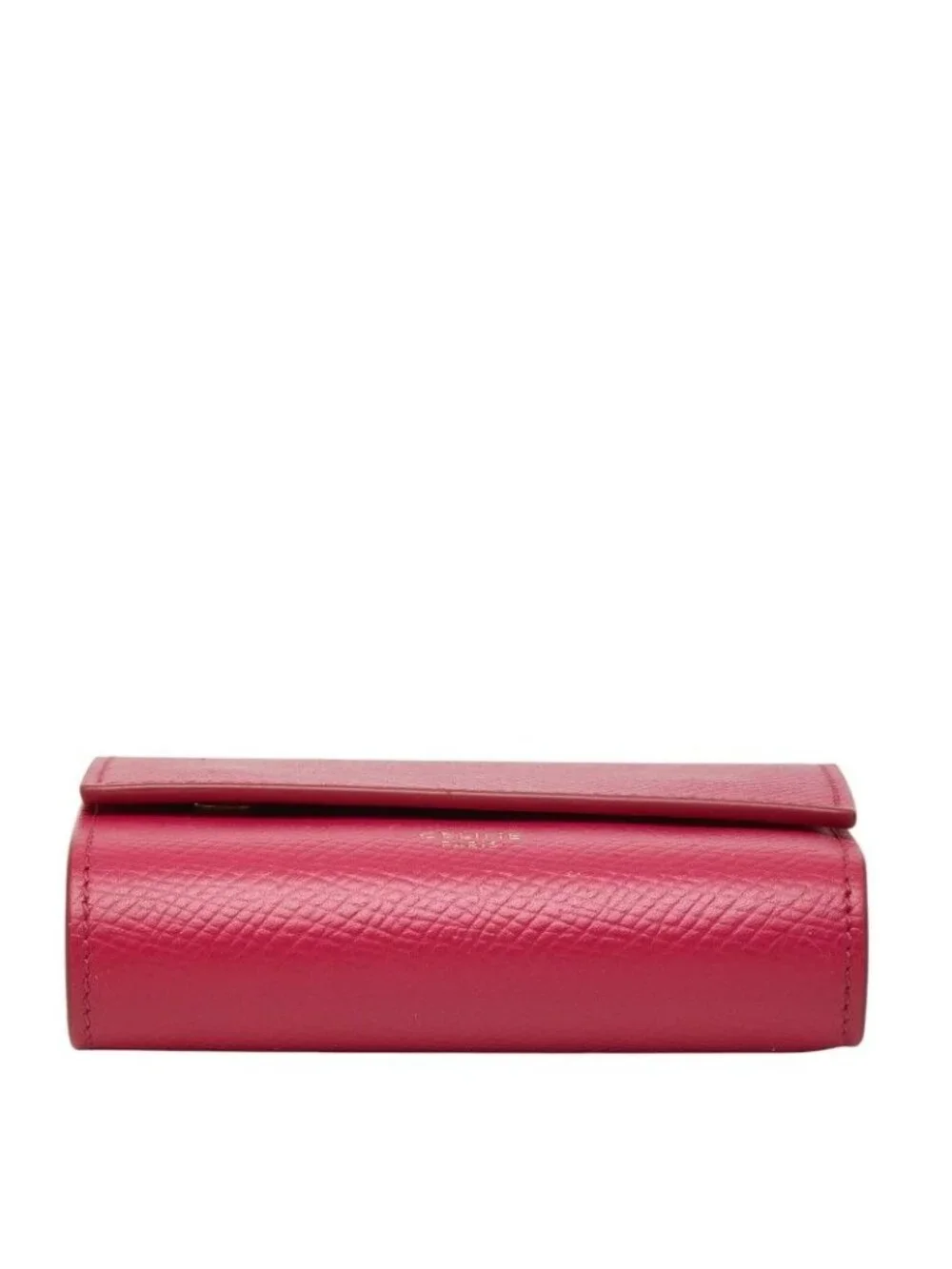 Celine Small Trifold Wallet Pink Leather